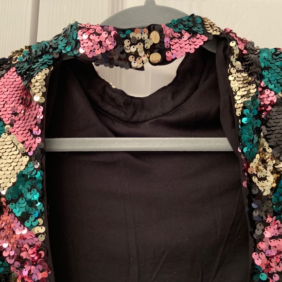 2023 Sequin Anthropologie mauve holiday party dress! - Picture 6 of 10